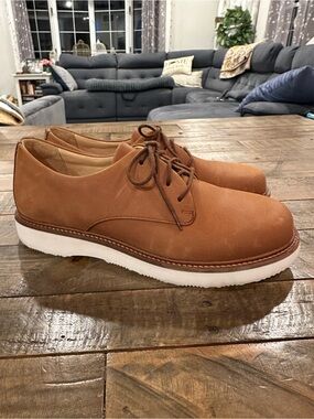 Samuel Hubbard Women’s Nubuck Leather Oxford Shoes Size 9